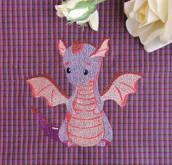 Vollstickdatei Drachen Ellie und Fritzi